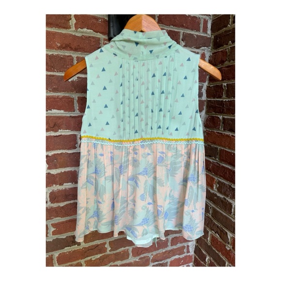 NWOT Anthropologie VERB by Pallavi Singhee Samira Top in Mint  Size Small - Picture 10 of 12